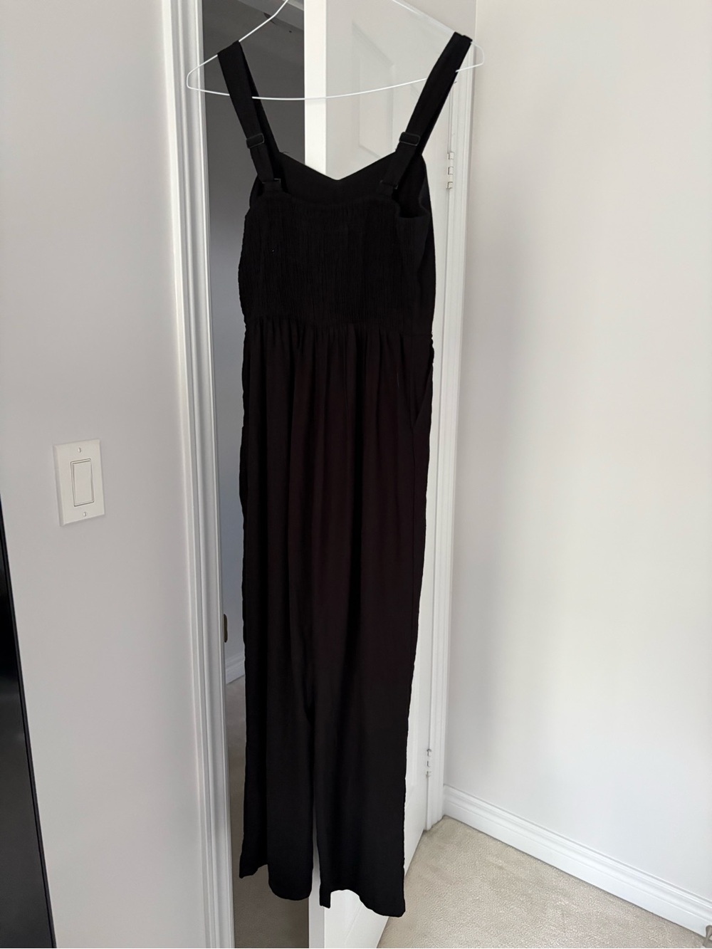 Old Navy Black Wide-Strap Jumpsuit